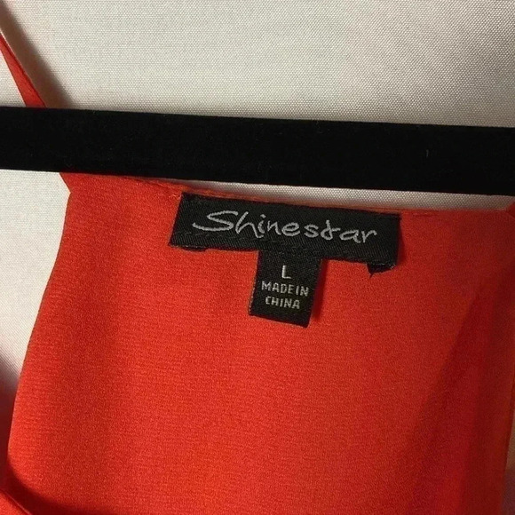 Shinestar red tank top - Picture 2 of 7